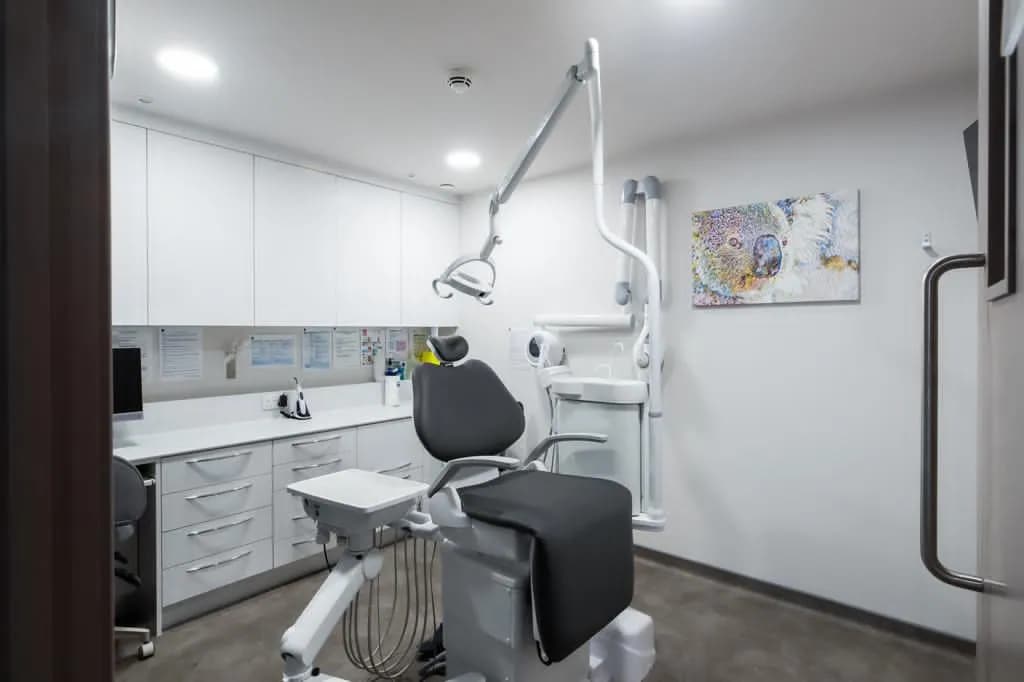 One of the bright, modern treatment rooms at Dental Works